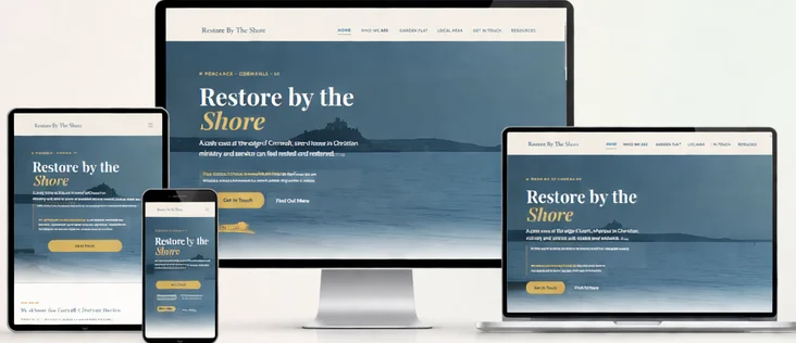Restore By The Shore website design and build